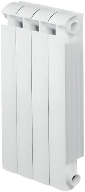Radiateur en fonte d'aluminium 648W pour chauffage central 4 éléments KLASS 800 blanc