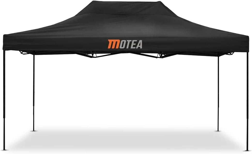 Tente Pliante 3x4,5m Noire pour Course - Compatible Tourtecs MOTEA