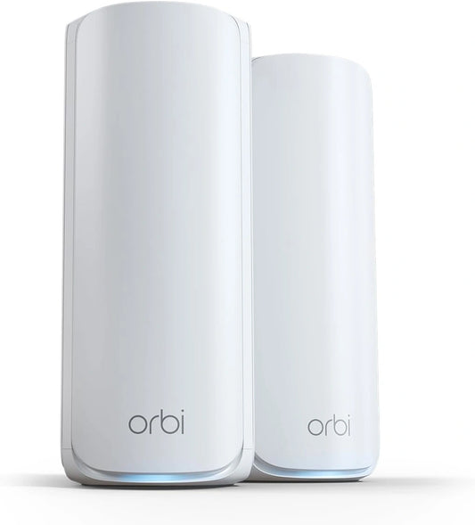 Système Mesh WiFi NETGEAR Orbi 7 BE11000, 2-Pack, 11 Gbps, 360 m², Port Internet 2.5GB, Tri-Band, Compatible Tous FAI
