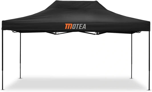 Tente Pliante 3x4,5m Noire pour Course - Compatible Tourtecs MOTEA