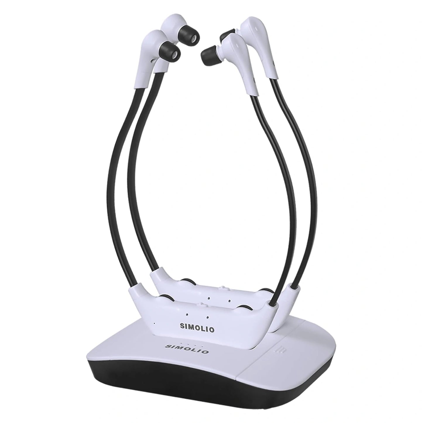 Casque TV sans Fil pour Seniors avec Clarté de Dialogue et Mode Ambiant, SIMOLIO