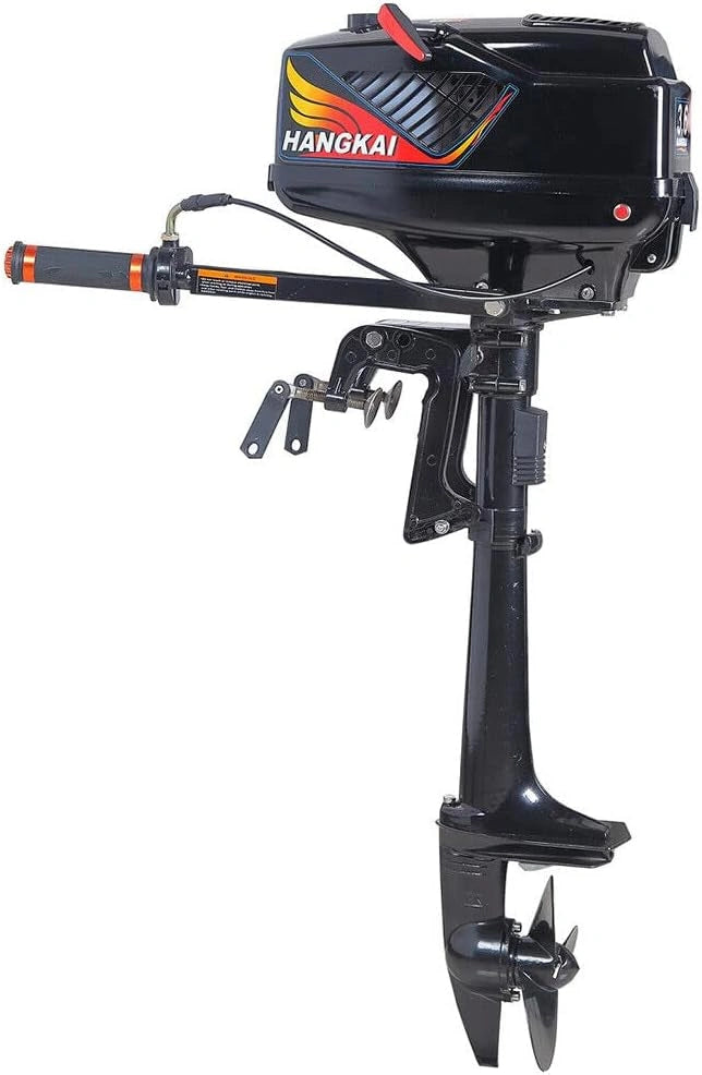 Moteur hors-bord 3,6 CV refroidi à l'eau pour bateaux pneumatiques et sports nautiques
