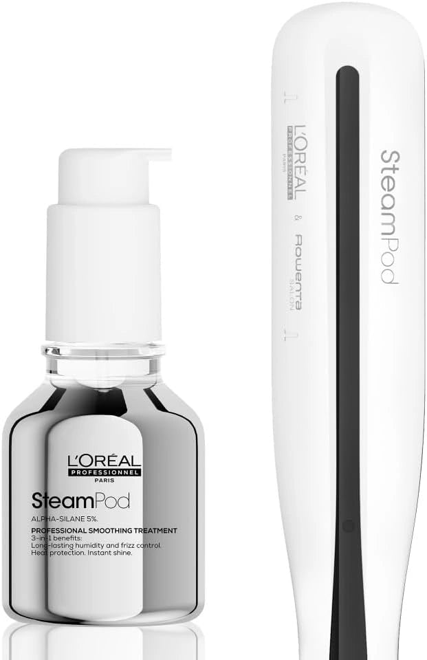 Lisseur Vapeur STEAMPOD 3 - Lissage et Boucles - 91% de Dommages Réduits - Pour Tous Types de Cheveux - L'Oréal Professionnel