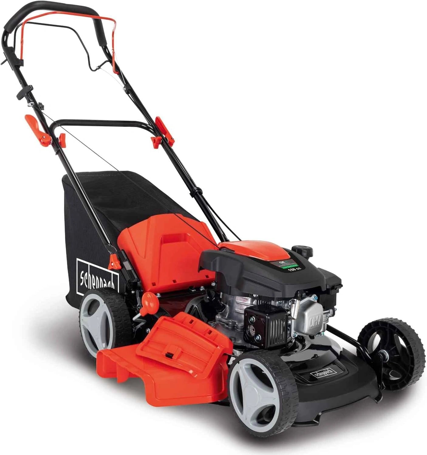 Tondeuse à Gazon Thermique Autotractée 46cm 150cm3 avec Mulching