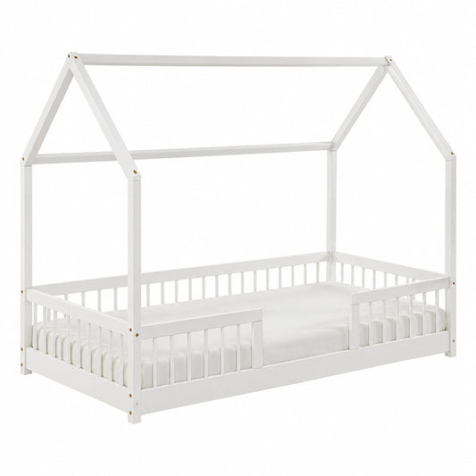 lit-cabane-avec-barrieres-en-bois-massif-blanc-90x190-cm-avec-sommier-eqcets2858gr