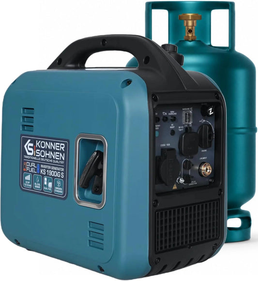 Générateur Inverseur Double Carburant 2,0 kW Eco Mode, 230V/16A - Utilisation Extérieure