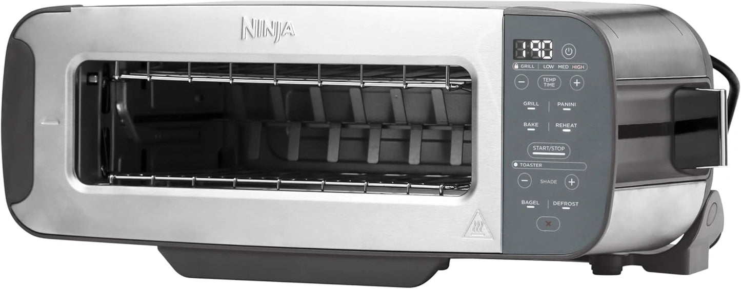 Grill 3-en-1 Ninja Foodi: Grille-Pain, Presse-panini et Grill avec 7 Modes