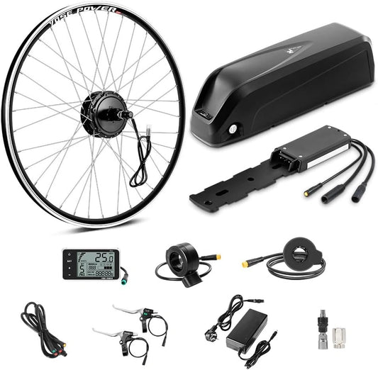 Kits de Conversion Vélo Électrique SEASON 36V Moteur Arrière pour Roues 26-28 Pouces avec Batterie et Chargeur