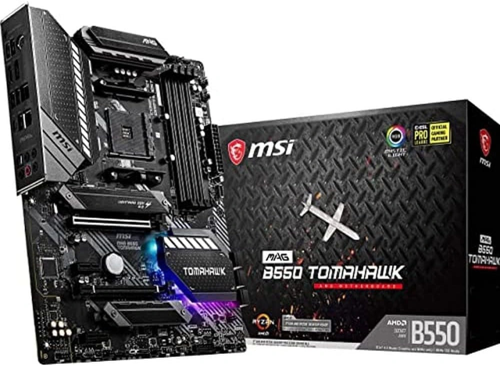 Carte mère gaming MSI MAG B550 Tomahawk, ATX, Socket AM4, DDR4, M.2, USB 3.2 Gen 2, HDMI