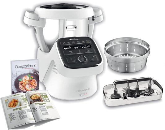 Moulinex Companion XL Robot Culinaire 4,5L 1550W avec 12 Programmes Automatiques