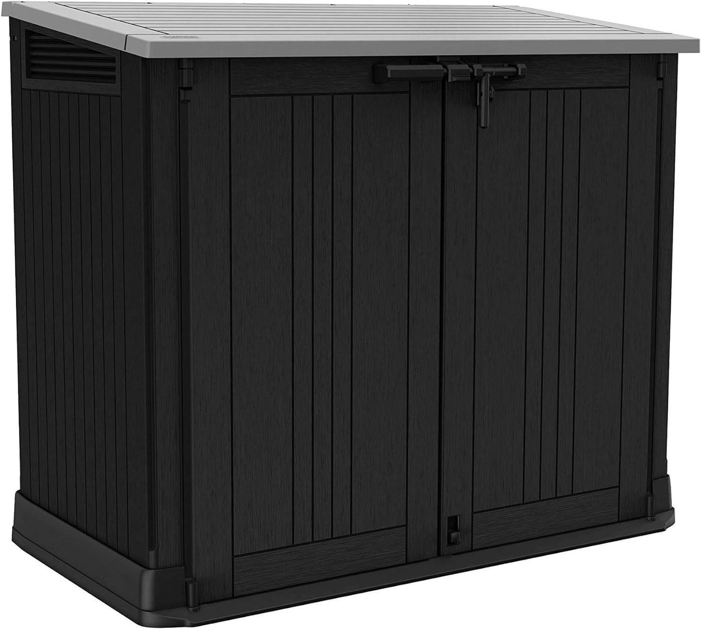 KETER Coffre de Rangement Extérieur pour Poubelles - 880 L - Noir