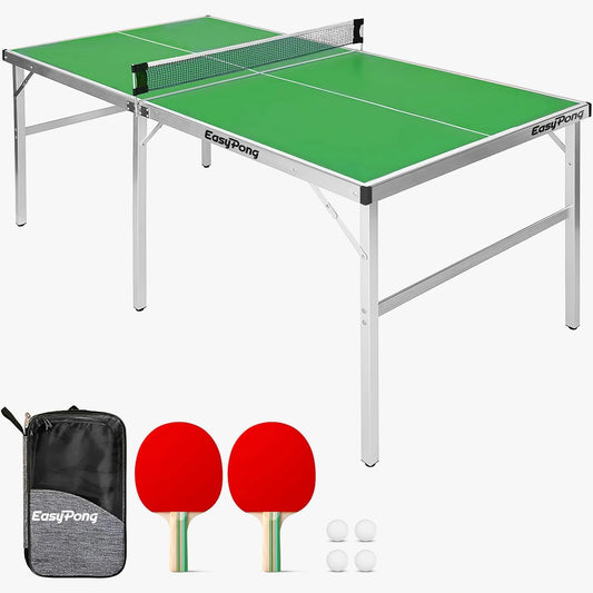 Table de Ping Pong Pliable Premium 182x91cm pour Intérieur et Extérieur avec Accessoires