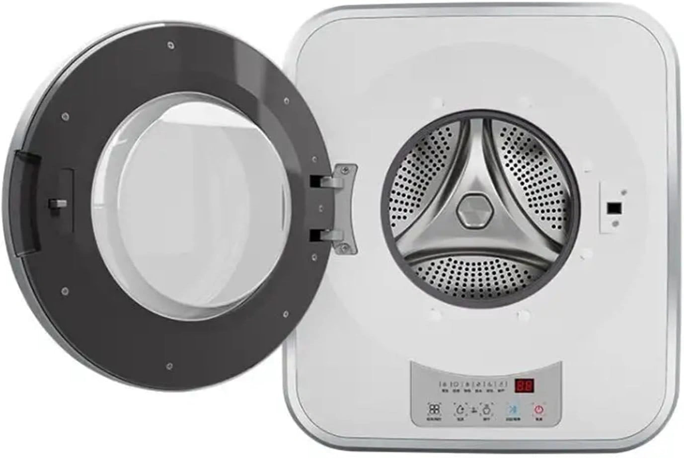 Lave-Linge Mural Compact 3 Kg avec Séchage Automatique