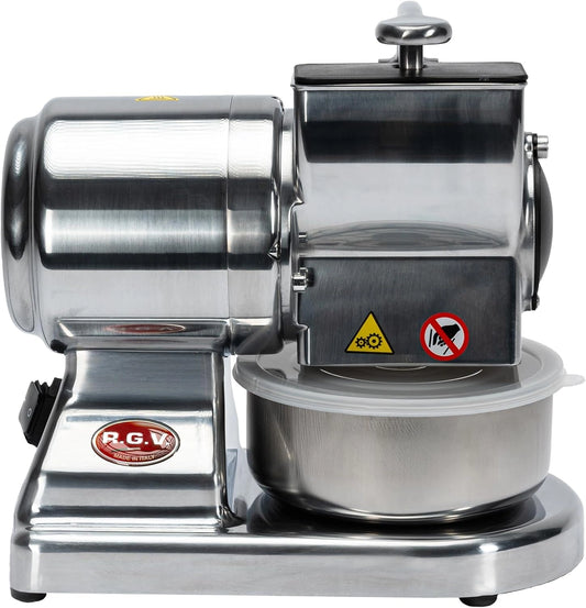 Râpe Électrique Professionnelle RGV Maxi Essential Inox 450 W, Amovible & Lavable