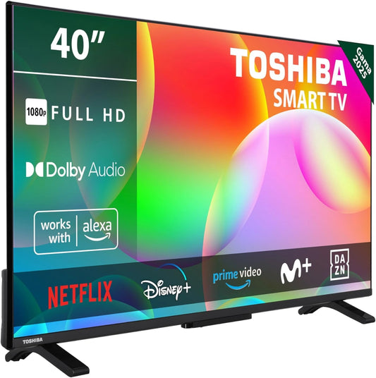 Téléviseur Intelligent Toshiba 40" Full HD, HDR, Compatible Alexa et Google Assistant