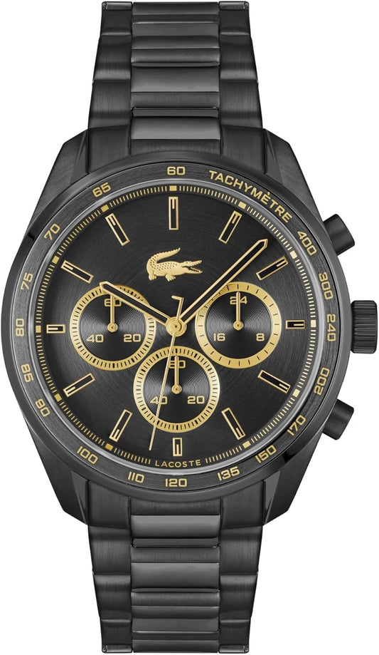 Montre Chronographe Boston Homme Lacoste avec Bracelet Cuir ou Acier