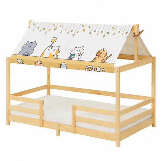 lit-enfant-maison-90x190-cm-avec-baldaquin-et-barrieres-de-securite-ykmhne2786eh