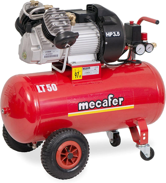 Compresseur Mecafer 50L 3,5 CV Coaxial V